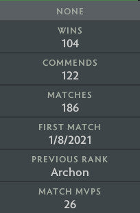 Archon V | MMR : 3000 - Behavior : 9625