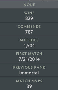 Immortel | MMR : 6060 - Comportement : 10000