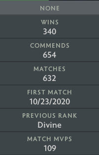 Divin V | MMR : 5400 - Comportement : 9960