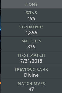 Immortel | MMR : 5800 - Comportement : 10000