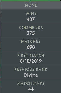 Immortel | MMR : 6020 - Comportement : 10000