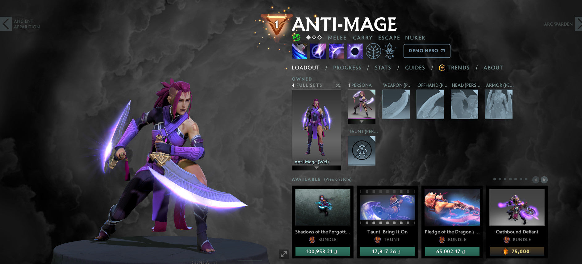 Ancient V | MMR: 4330 - Behavior: 7790