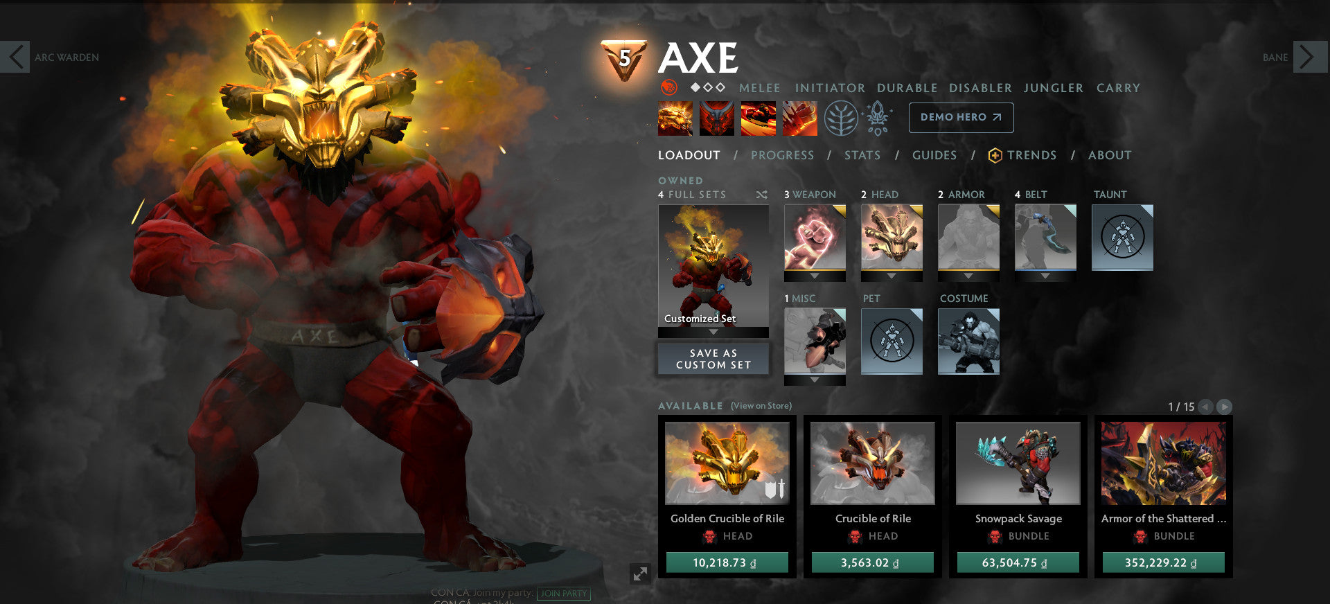 Ancient V | MMR: 4330 - Behavior: 7790