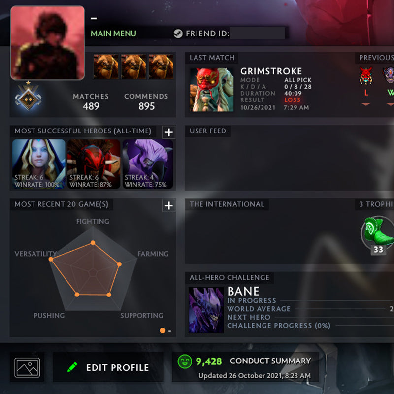 Guardian I | MMR: 880 - Behavior: 9428