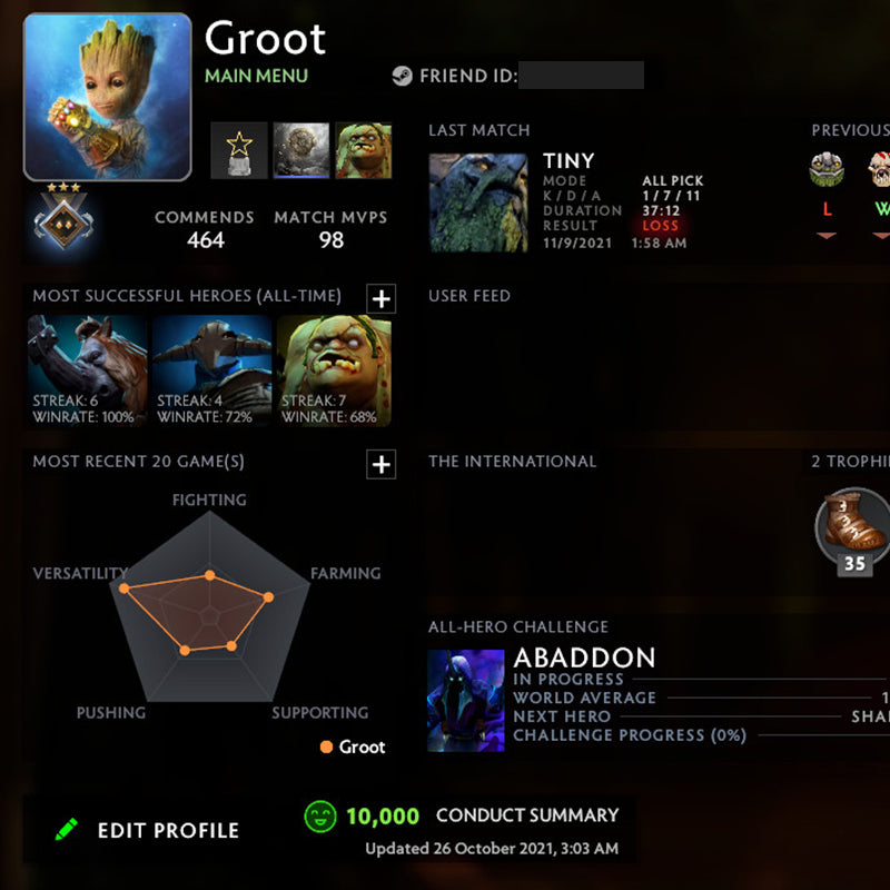 Guardian III | MMR: 1050 - Behavior: 10000