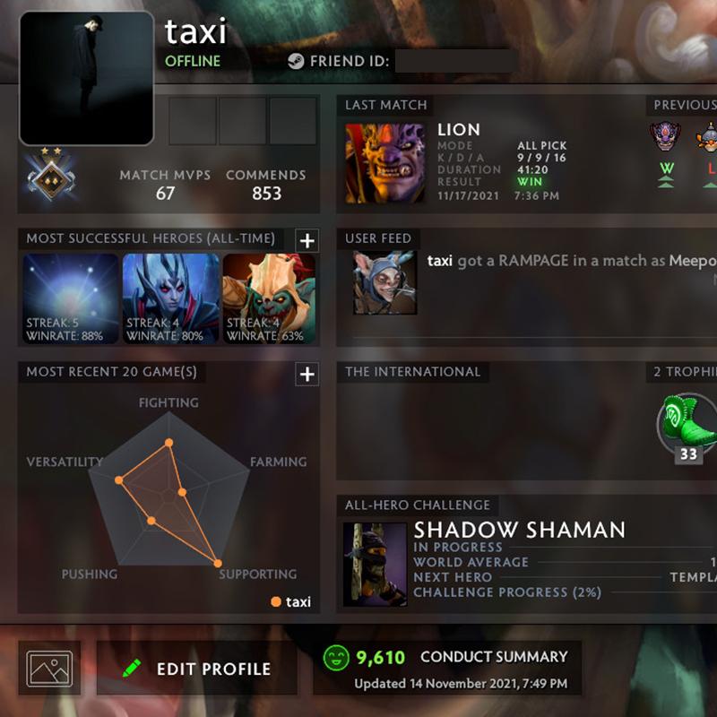 Gardien II | MMR : 970 - Comportement : 9610