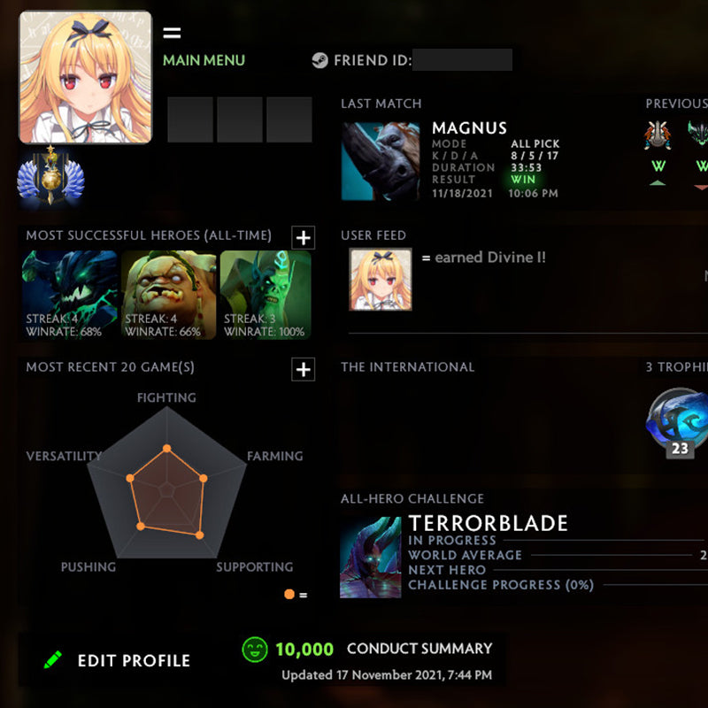 Divin I | MMR : 4710 - Comportement : 10000