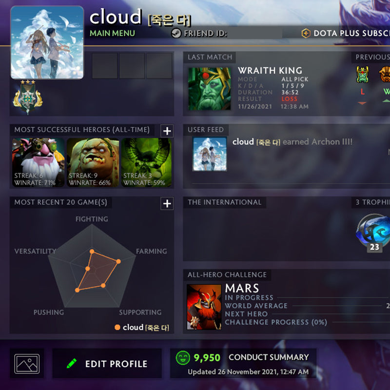 Archonte IV | MMR : 2750 - Comportement : 10000