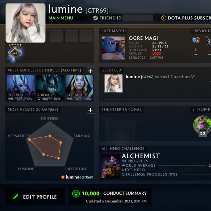 Gardien V | MMR : 1450 - Comportement : 10000