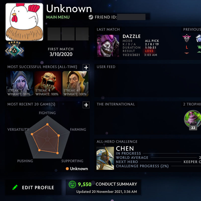 Crusader V | MMR: 2260 - Behavior: 9550