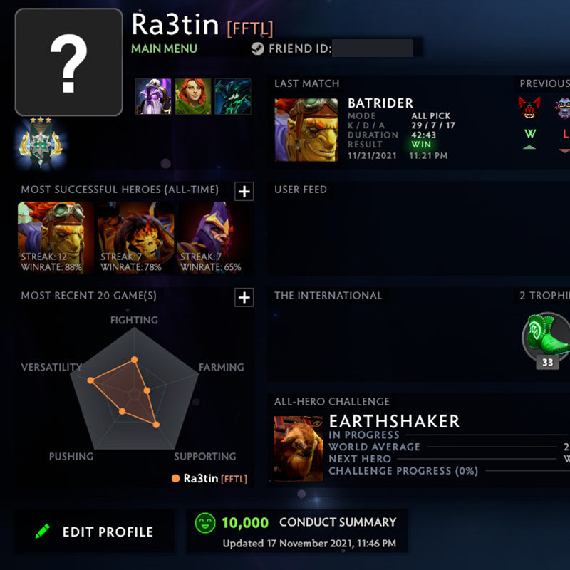 Archon III | MMR: 2660 - Behavior: 10000