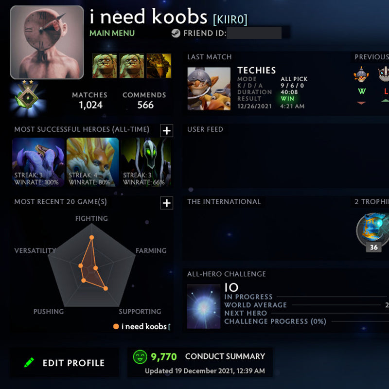 Herald II | MMR: 190 - Behavior: 9770