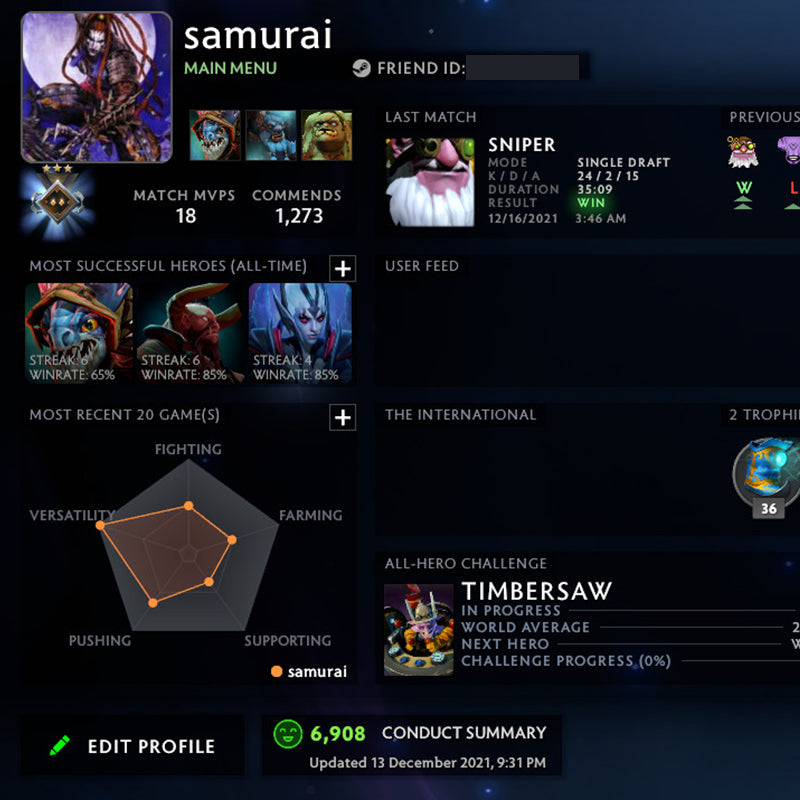 Gardien III | MMR : 970 - Comportement : 6908