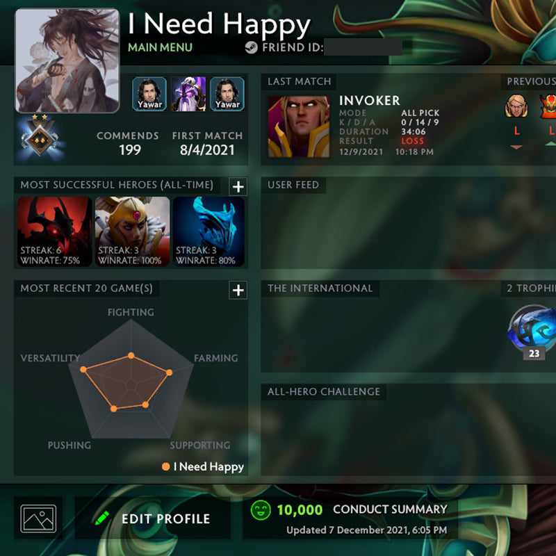 Gardien II | MMR : 960 - Comportement : 10000