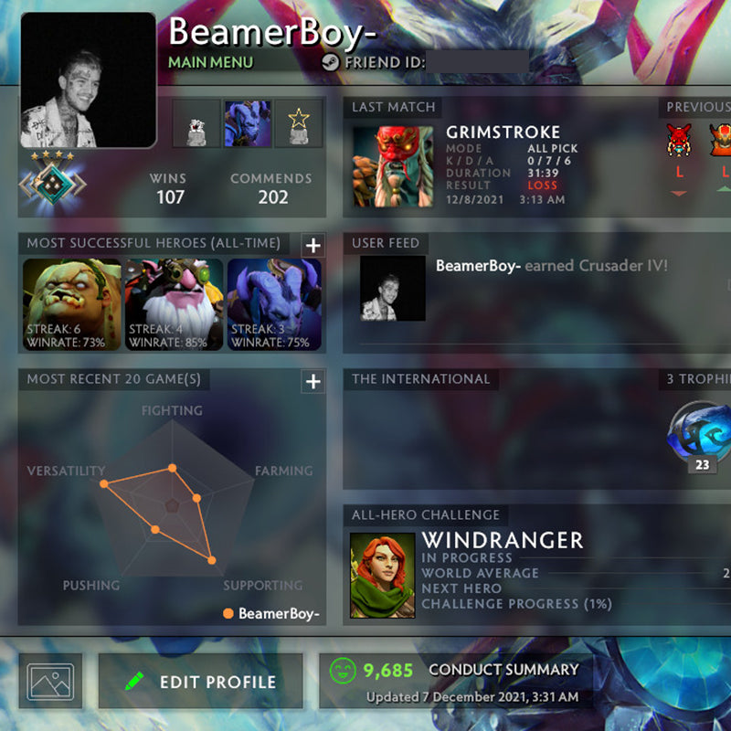 Crusader IV | MMR: 2010 - Behavior: 9685