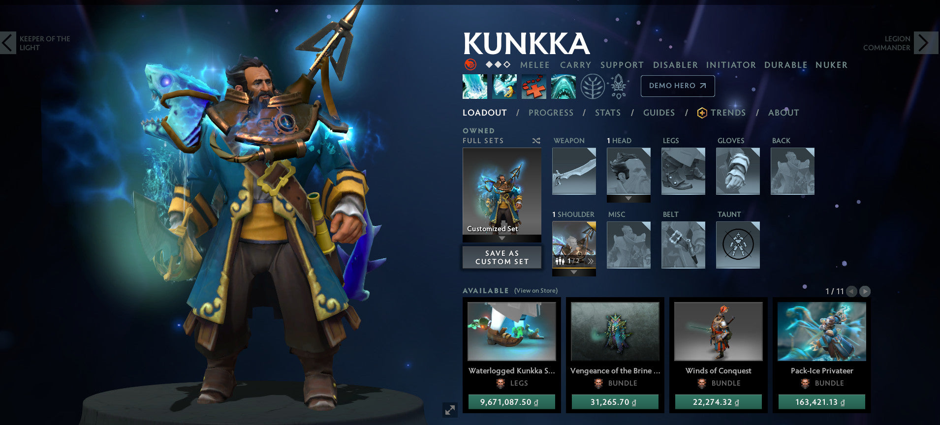 Croisé V | MMR : 2160 - Comportement : 9695