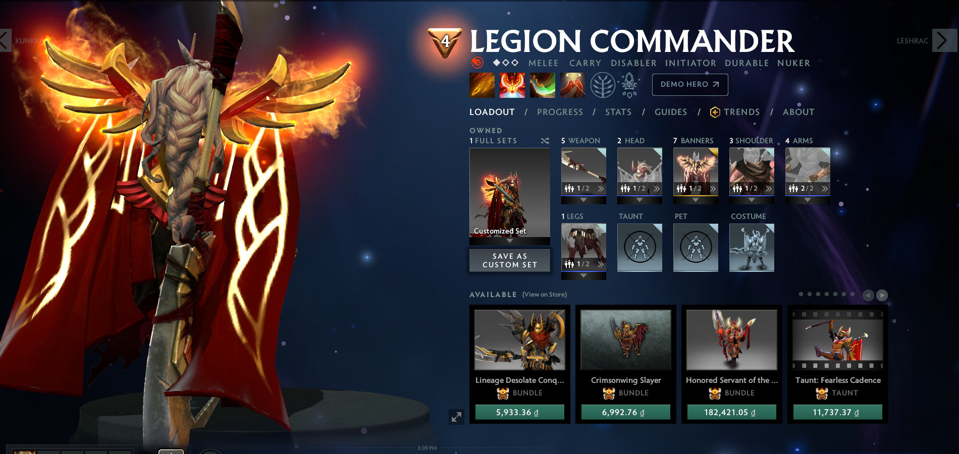 Légende II | MMR : 3230 - Comportement : 9665