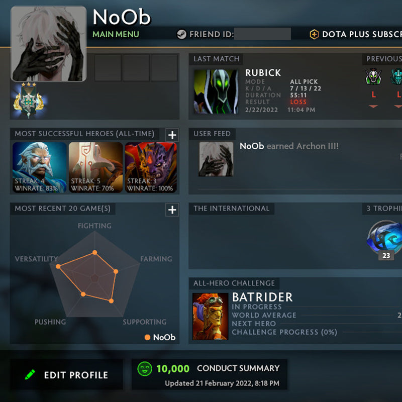 Archonte III | MMR : 2750 - Comportement : 10000