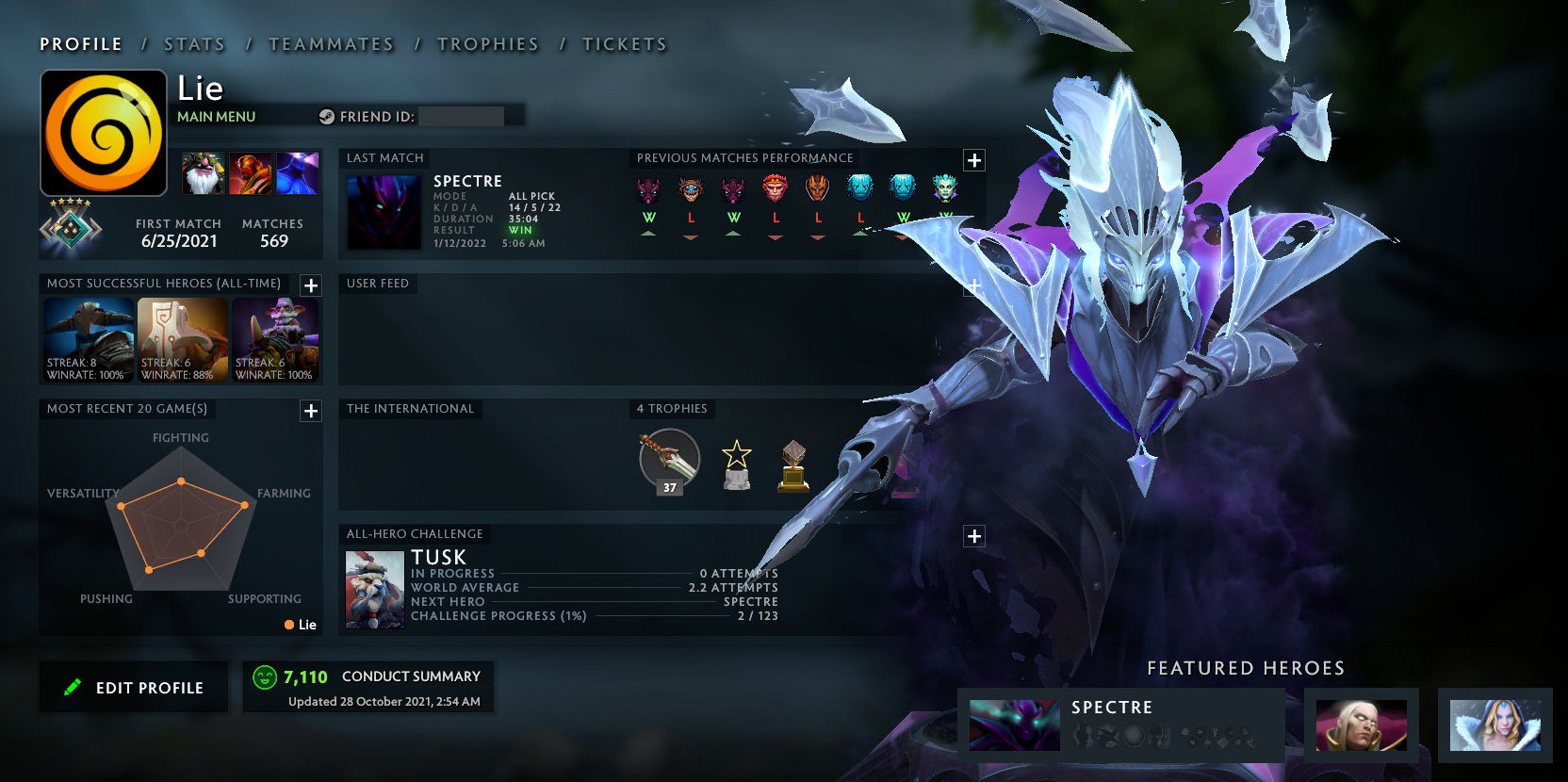 Crusader V | MMR: 2240 - Behavior: 7110