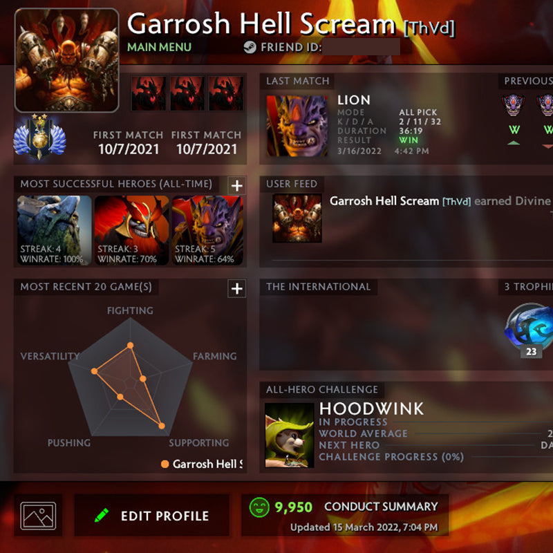 Divin II | MMR : 4910 - Comportement : 9950