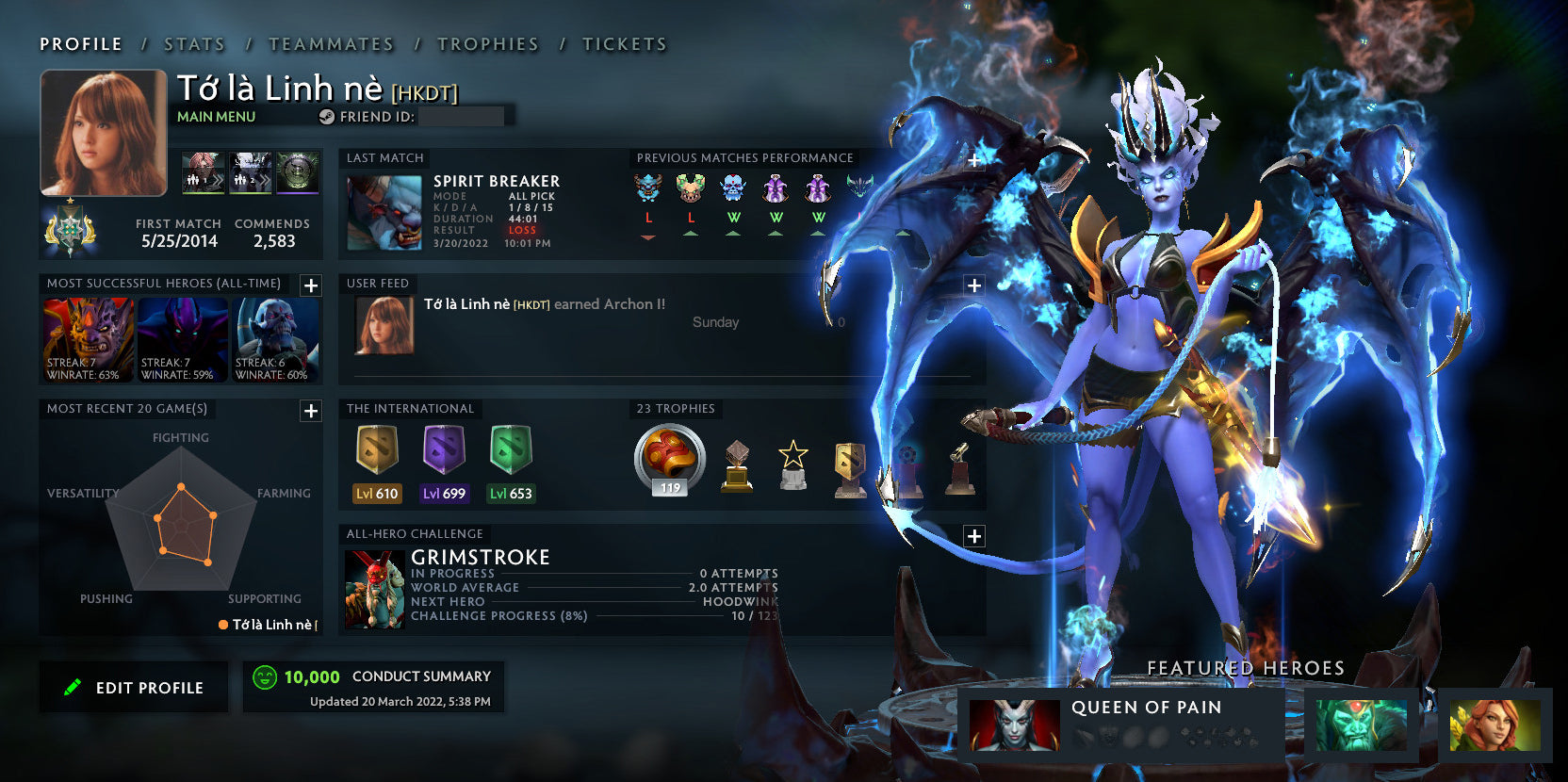 Archon I | MMR: 2300 - Behavior: 10000