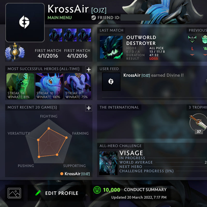 Divin I | MMR : 4630 - Comportement : 10000