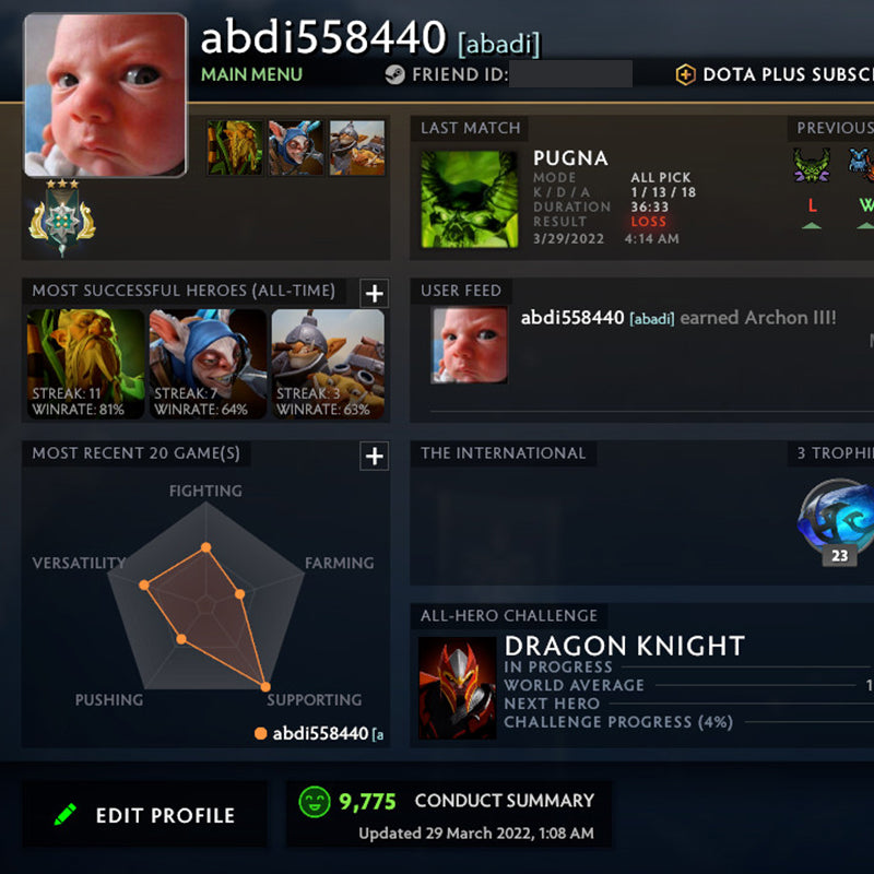 Archon III | MMR: 2720 - Behavior: 9775