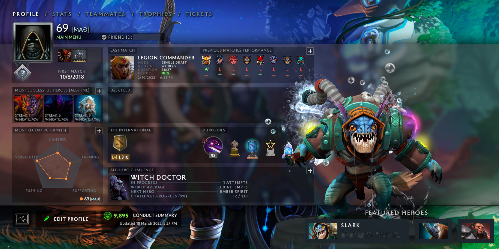 Not Calibrated | MMR: TBD - Behavior: 10000