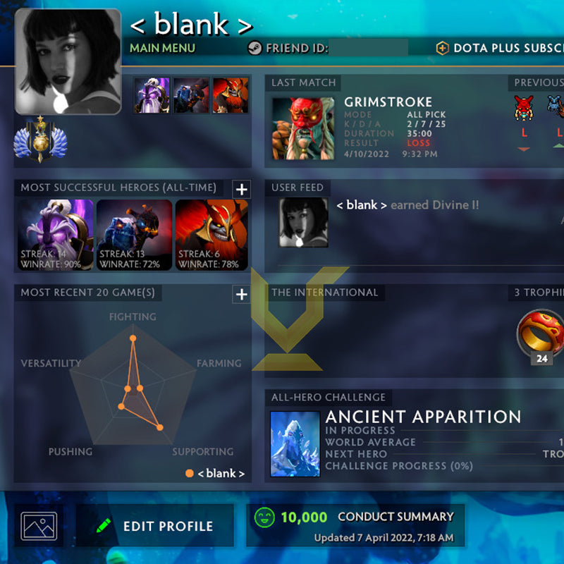 Divin I | MMR : 4630 - Comportement : 10000