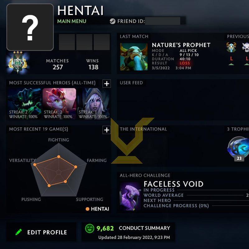 Archonte III | MMR : 2630 - Comportement : 9682