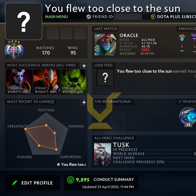 Ancient IV | MMR: 4350 - Behavior: 9895