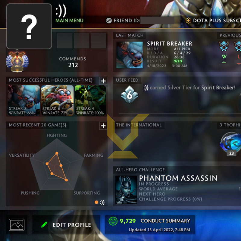 Immortel | MMR : 5760 - Comportement : 9730