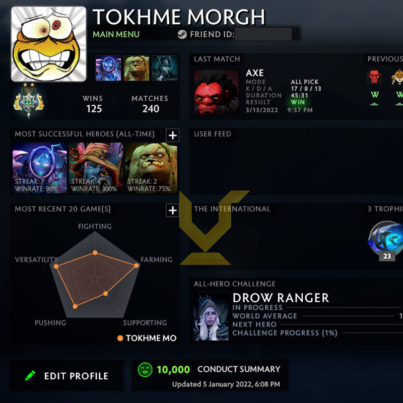 Archon II | MMR: 2570 - Behavior: 10000