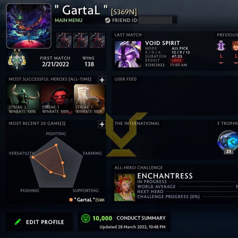 Archonte II | MMR : 2520 - Comportement : 10000