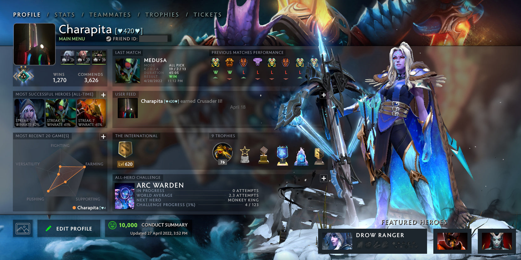 Crusader II | MMR: 1640 - Behavior: 10000