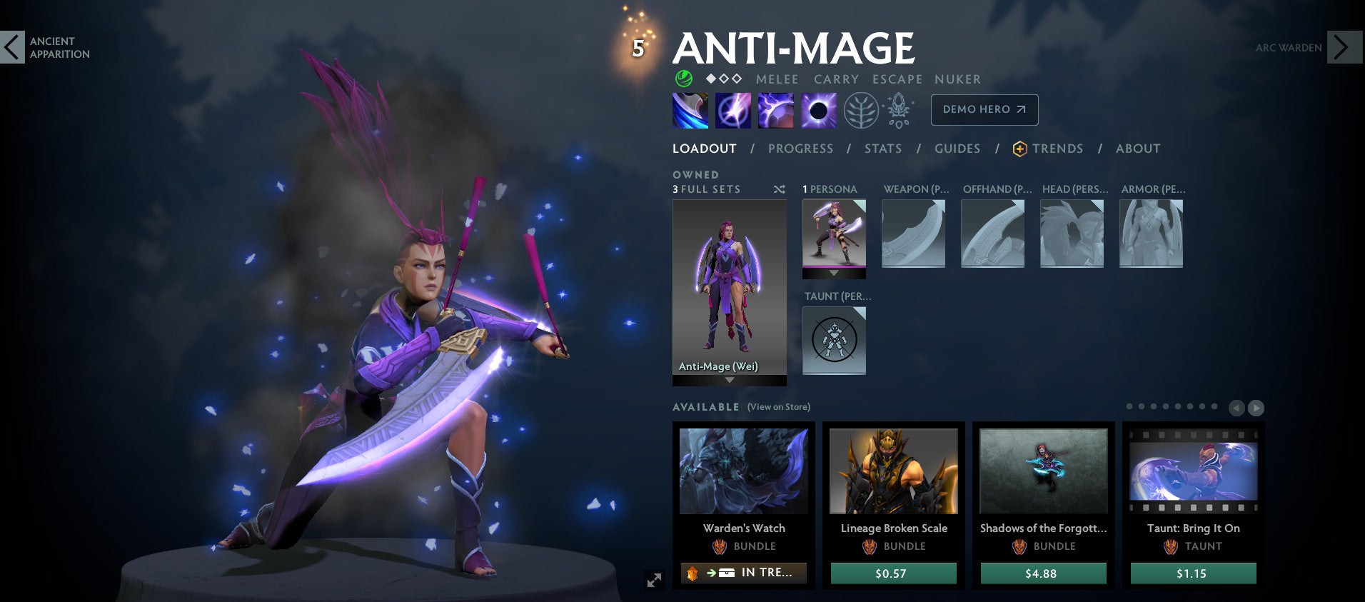 Ancient V | MMR: 4470 - Behavior: 10000