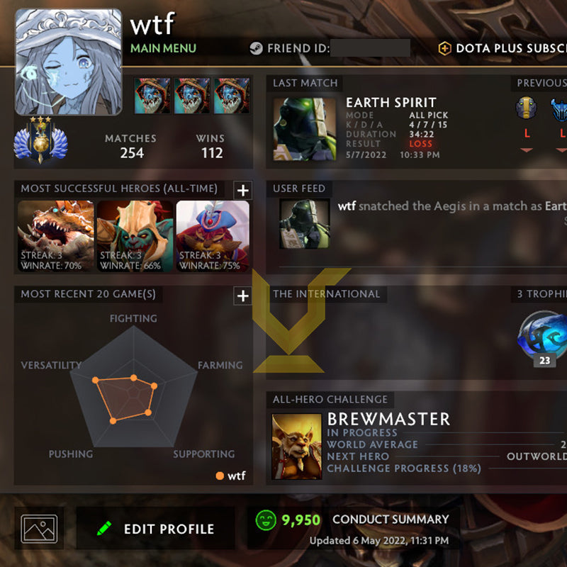 Divine III | MMR: 4480 - Behavior: 9950