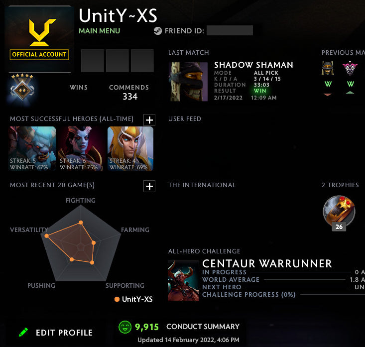 Guardian V | MMR: 1410 - Behavior: 9915