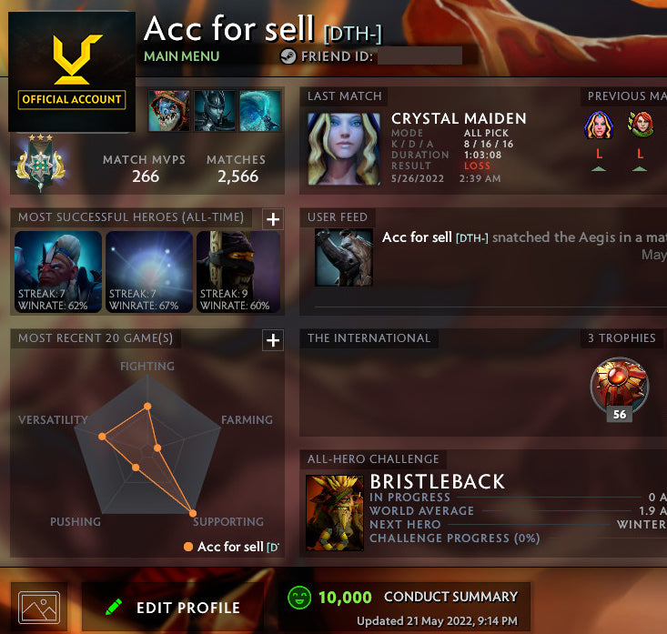 Archon III | MMR: 2590 - Behavior: 10000