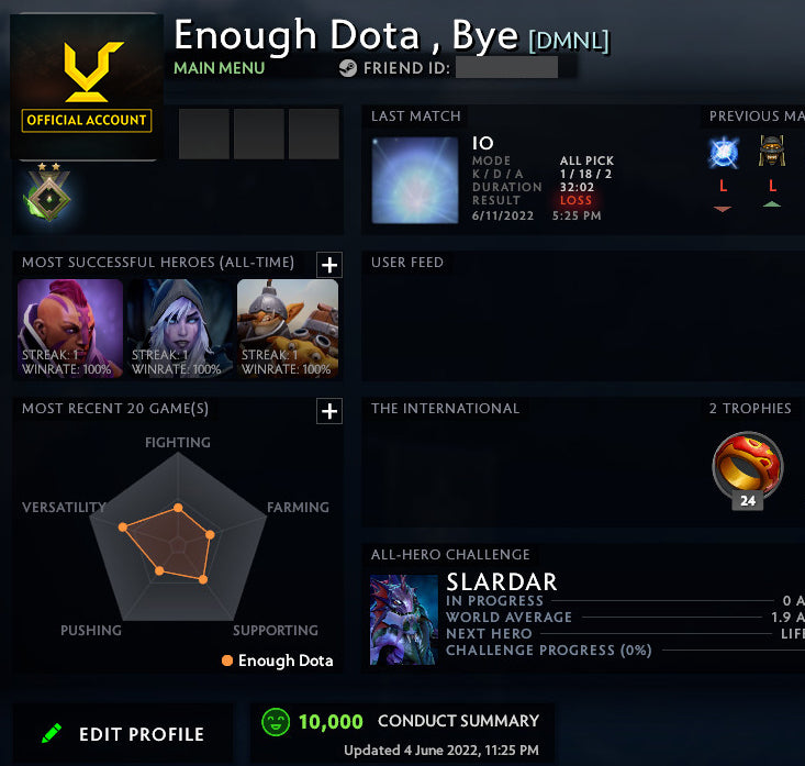 Héraut II | MMR : 10 - Comportement : 10000