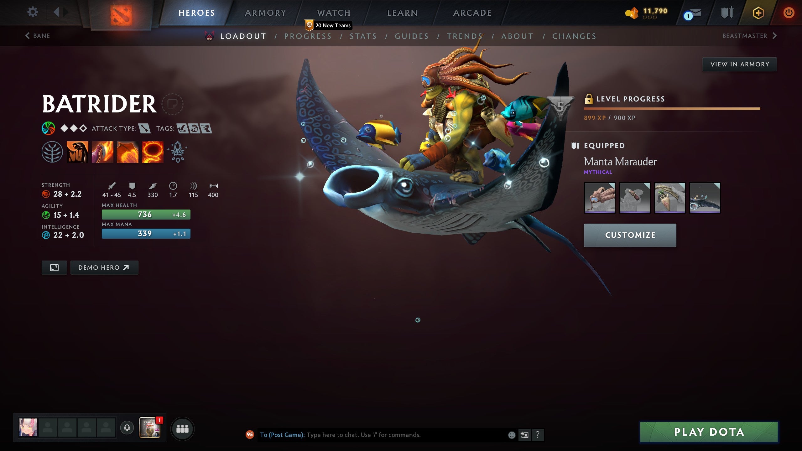 Uncalibrated | MMR: TBD (Previous Season: 8160 MMR) - Behavior: 8995