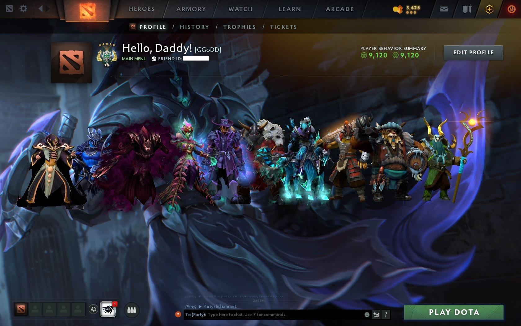 Archon V | MMR: 2938 - Behavior: 9120 - Communication: 9120