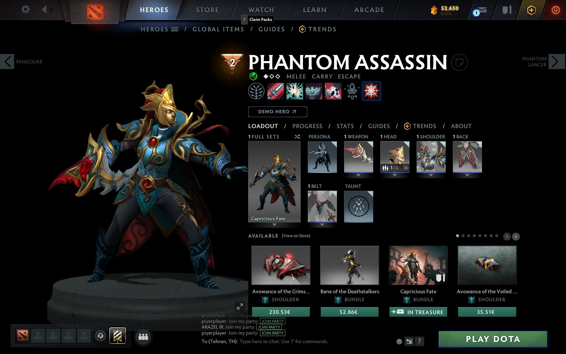 Immortal | MMR: 7434 - Behavior: 10157 - Communication: 10157