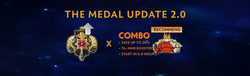 Medal Boost Update 2.0 and DPC Major Tour 2 end celebration special promotion