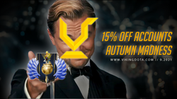 Autumn Madness - 15% on accounts, buy now!