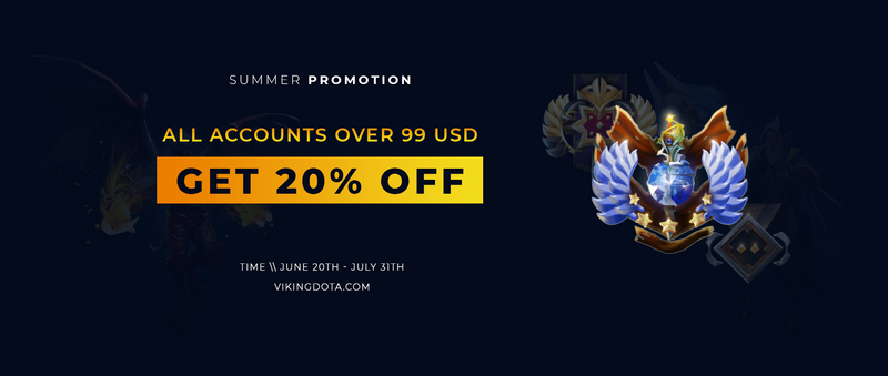 20% Off for All Accounts Over 99 USD