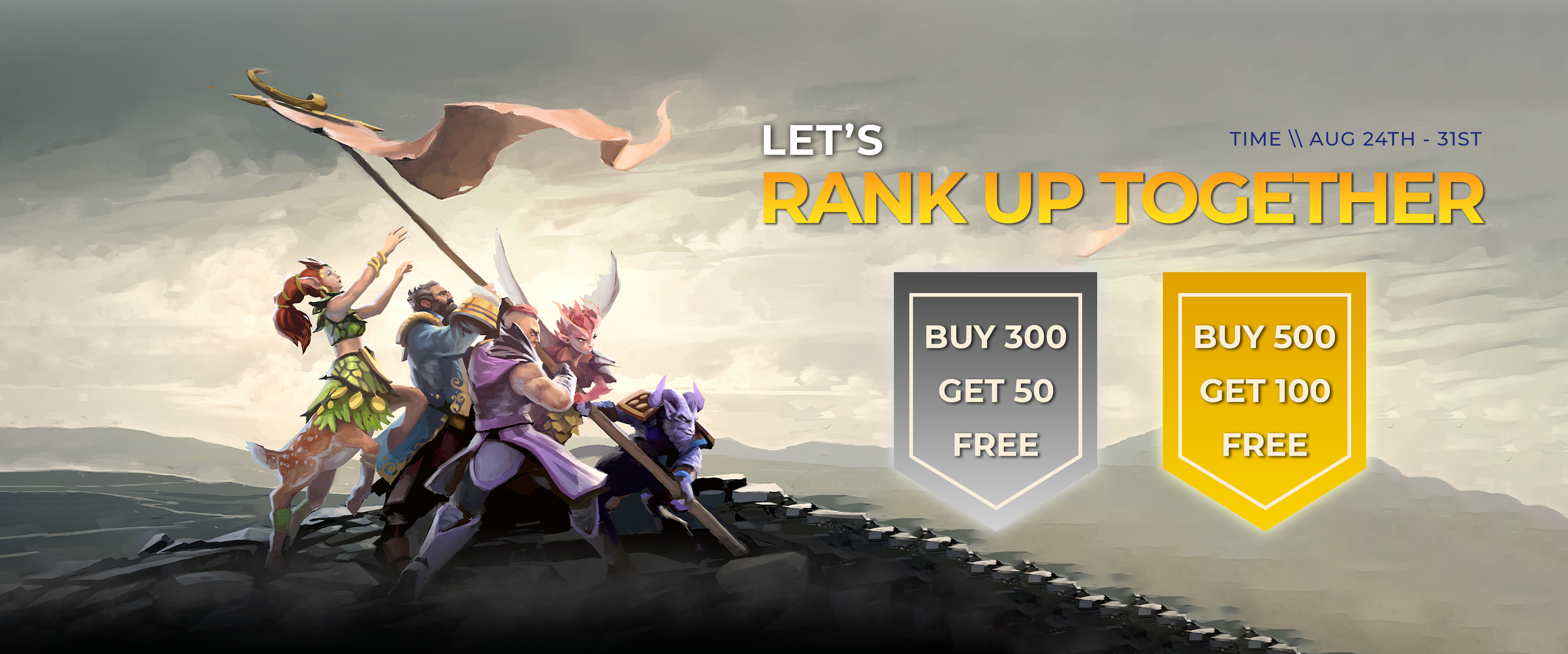 [DOTA 2] Let's Rank Up Together (50-100 MMR Free)