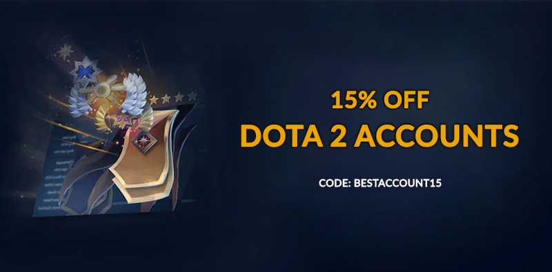 [Dota 2] Deal of May: 15% off all MMR accounts