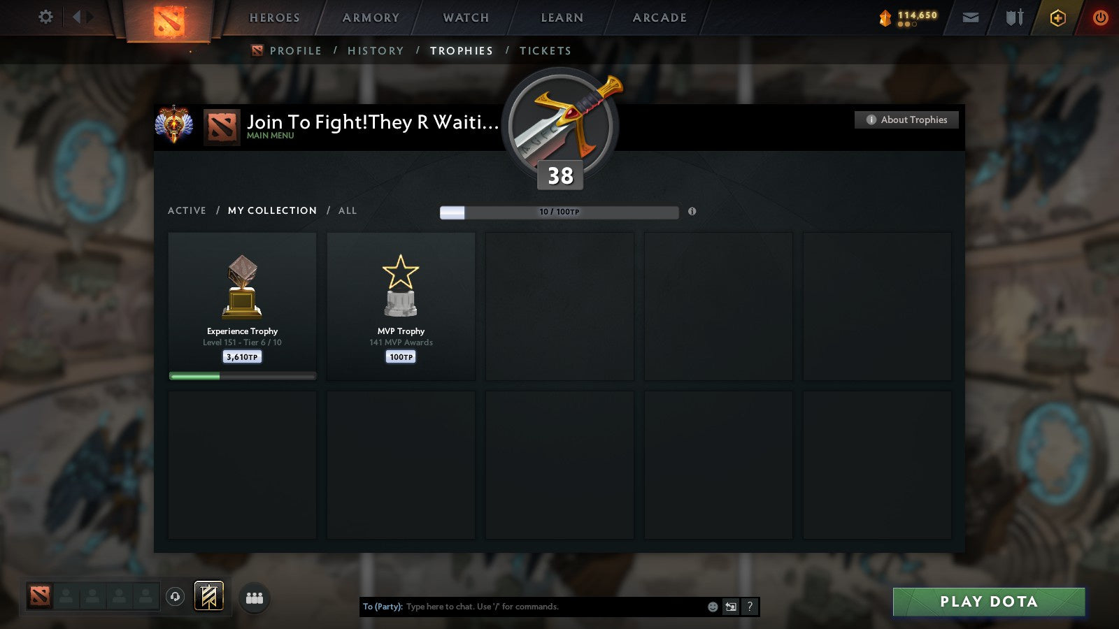 MMR: 6130 - Behavior: 10044