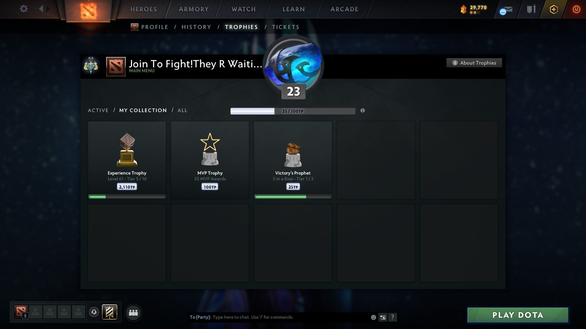 Archon II | MMR: 2482 - Behavior: 8934 - Communication: 8194